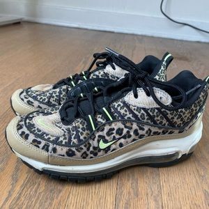 Nike Air Max 98 leopard (Animal Pack), size 7
